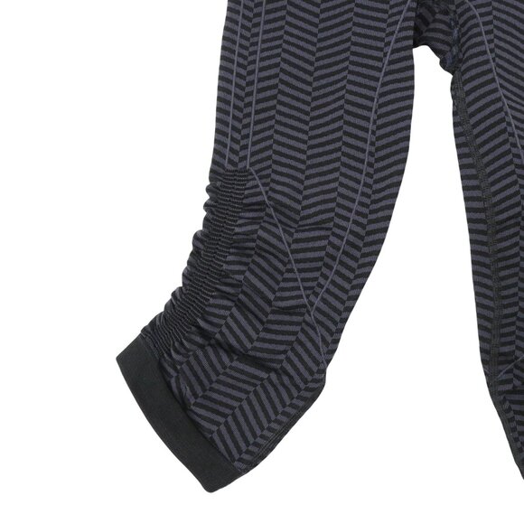 Lululemon In the Flow Crop II Legging Heathered Naval Blue Seamless 4 - Picture 5 of 7